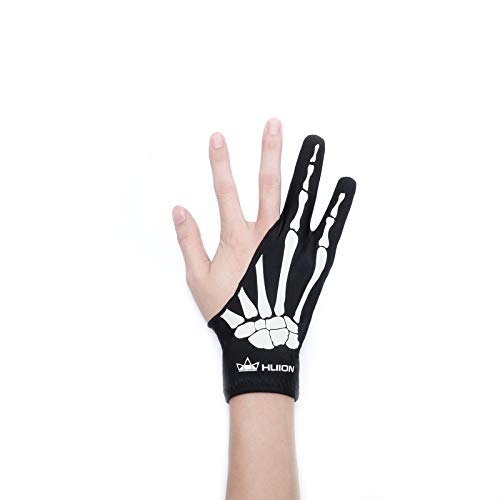 Eease 2 Pairs Drawing Glove Artist Glove Tablet Digital Art Glove Two-Finger Sketch Glove, Women's, Size: Medium