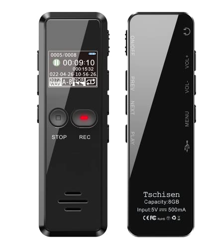 32GB Tschisen Digital Voice Recorder