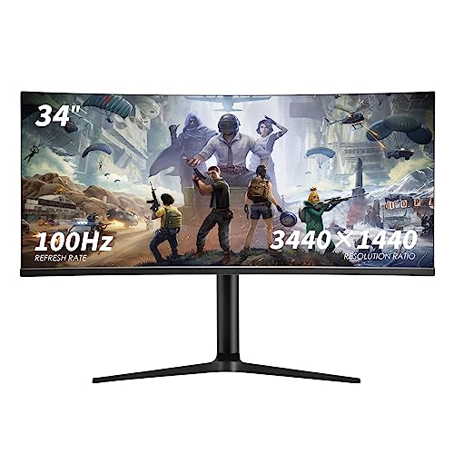 34 Inch UltraWide QHD IPS Curved Gaming Monitor