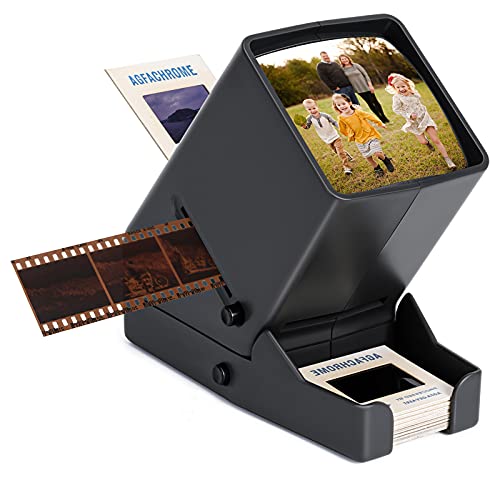 35mm Slide Viewer with 3X Magnification and LED Light