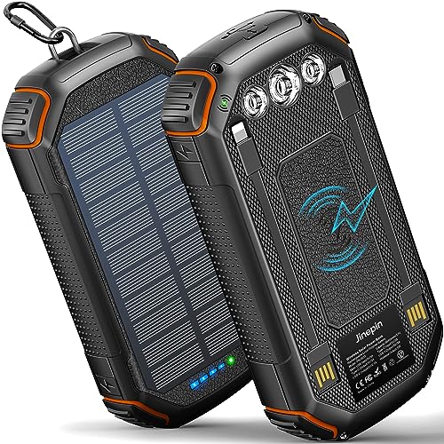36000mAh Solar Charger with Wireless Charging