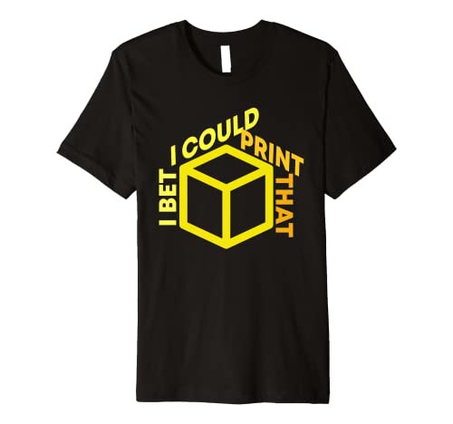 3D Printer Cube Design Premium T-Shirt