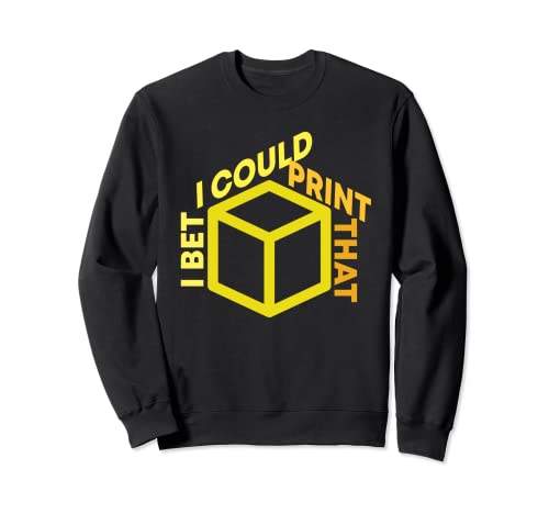3D Printer Cube Design Sweatshirt