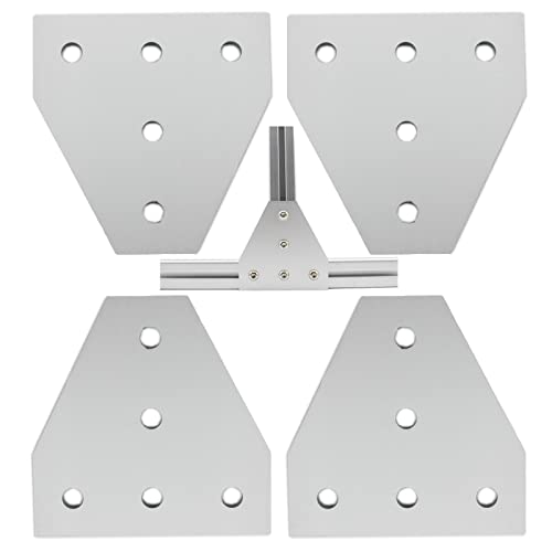 4 PCS Joint Plate - T Shape Corner Bracket Plate for 3D Printer Frame