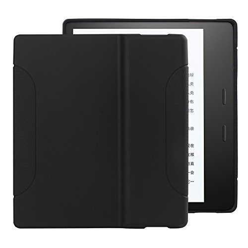 Young me Slim Fit TPU Gel Protective Cover Case for All-New Kindle Oasis E-Reader 7" (Black)