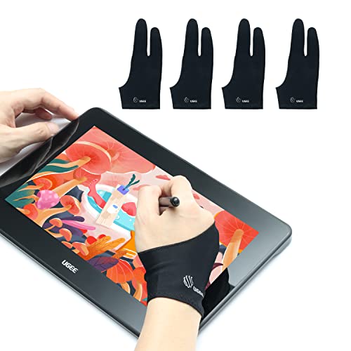 UGEE Digital Drawing Gloves for Artists: Pack of 4