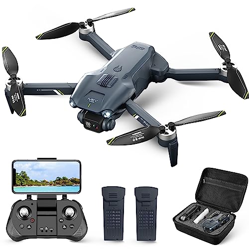 4DRC V28 Drone for Adults,1080P FPV Camera Drone for Kids Beginners,RC Quadcopter Helicopter Toys,App Control,Obstacle Avoidance, Altitude Hold, Trajectory Flight，3D Flips and 2 Batteries