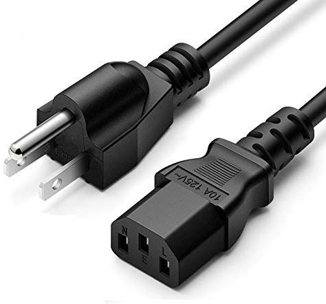 4Ft Power Cord for Dell Alienware 25 Gaming Monitor