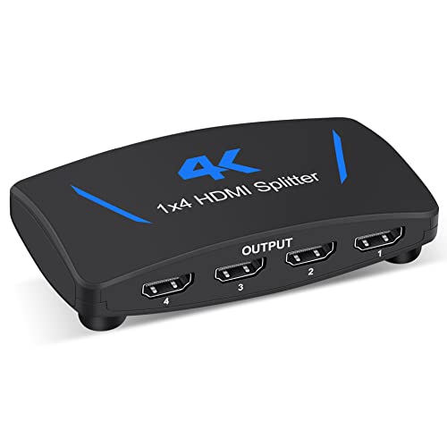 4K HDMI Splitter by avedio links - Duplicate/Mirror Screen to 4 HDMI Displays