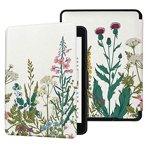 QIYI Kindle Paperwhite Case - Colorful Plants
