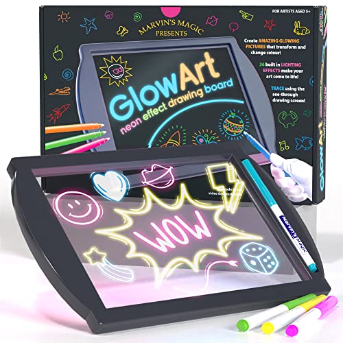 Neon Glow Craft Kit - Drawing Tablet Kids