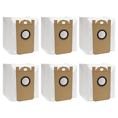 6 Pack Dust Bags for Amarey A90+ A91+ Self-emptying Robot Vacuum