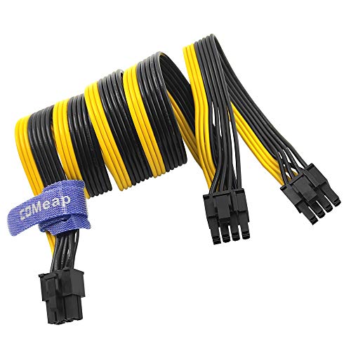 6 Pin Male to Dual 8 Pin PCIe GPU Power Adapter Cable