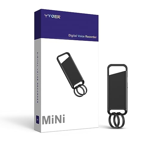 64GB Keychain Voice Recorder with Playback