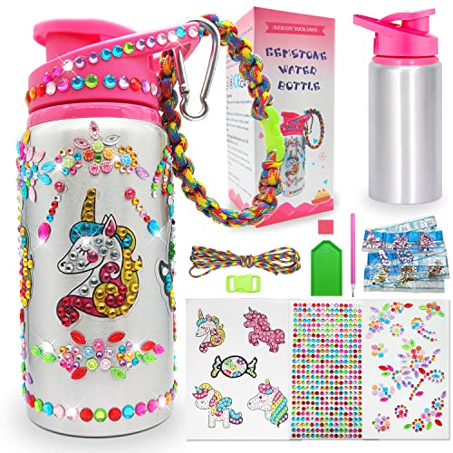 7July Decorate Your Own Water Bottle Craft Kit for Girls