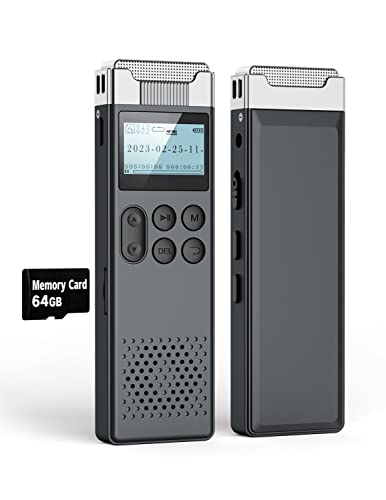 80GB Digital Voice Activated Recorder with Playback