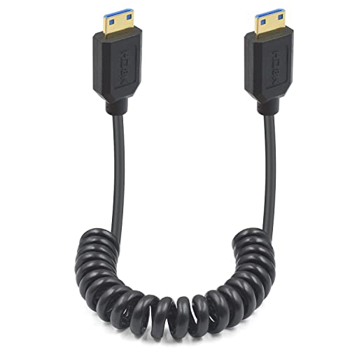 8K Mini HDMI to Mini HDMI Coiled Cable - Dutttek