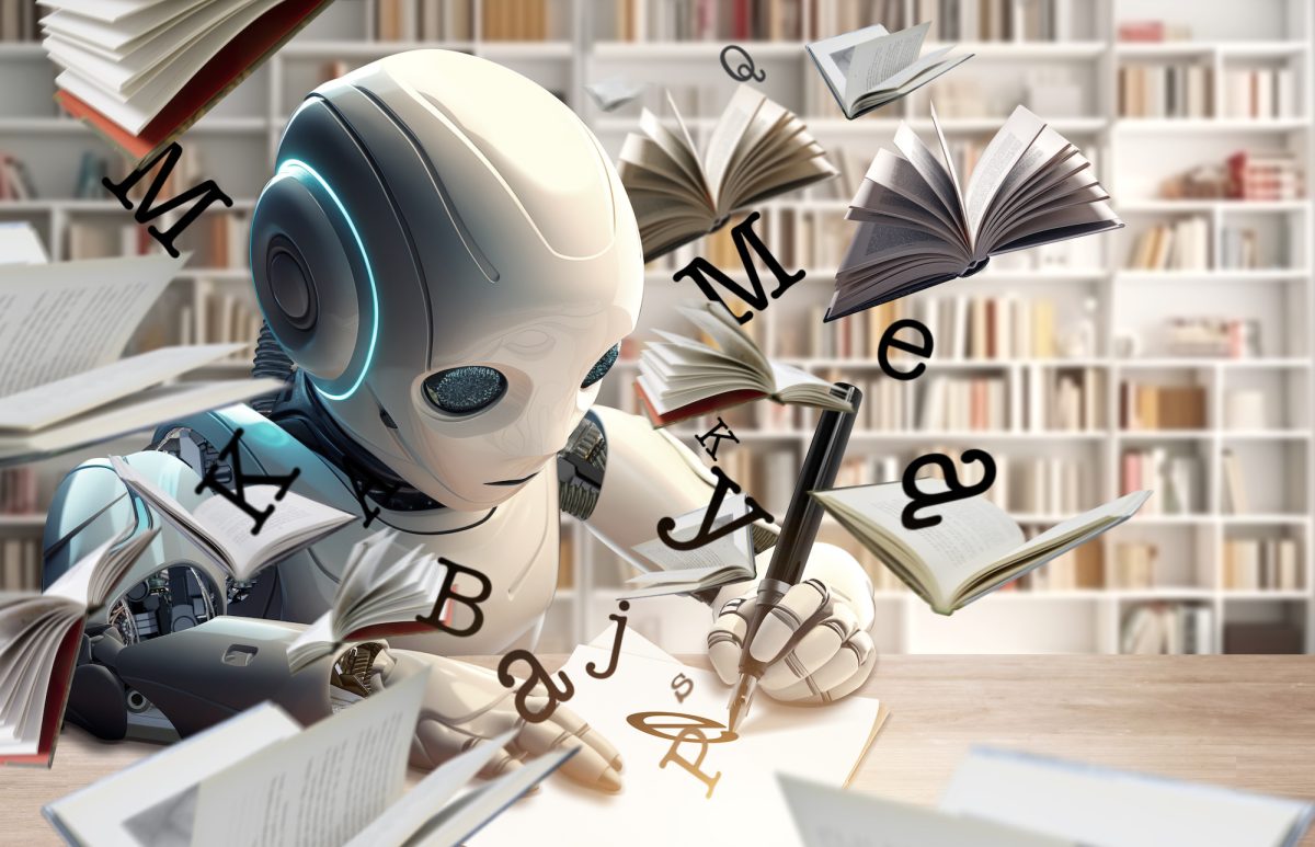 AI robot writer