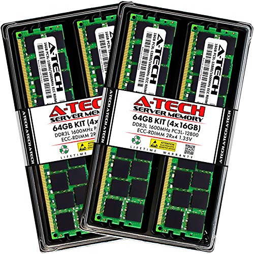A-Tech 64GB Kit DDR3/DDR3L RAM Memory Upgrade