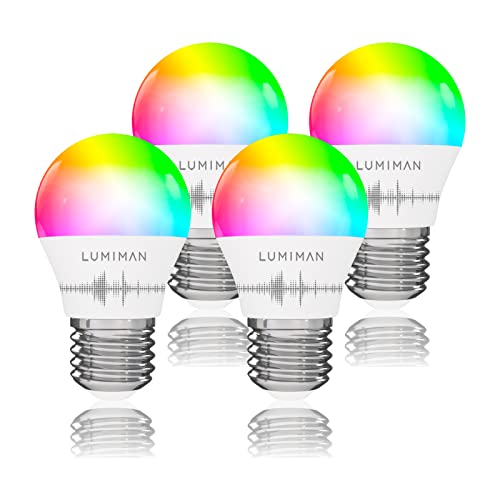 A15 RGB Color Changing LED Light Bulbs with Voice Control