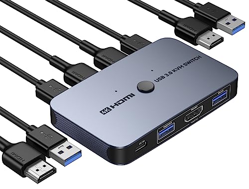 ABLEWE KVM Switch: Compact and Versatile Solution for Multi-Computer Control