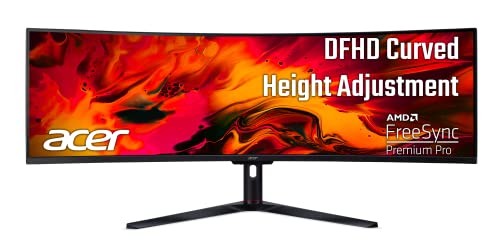 Acer EI491CR Sbmiiiphx 49" 1800R Curved DFHD Gaming Monitor