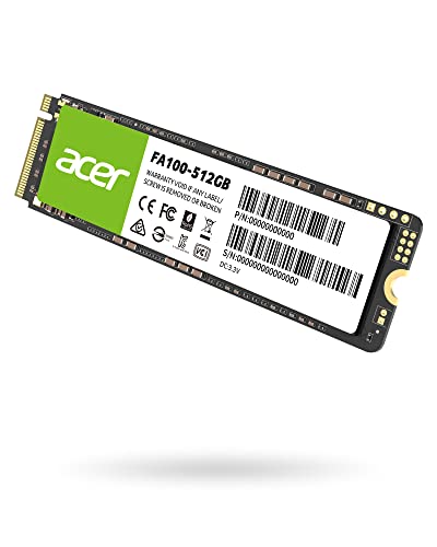 acer FA100 512GB SSD - High-performance Internal Solid State Hard Drive
