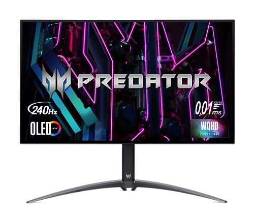 Acer Predator X27U 27" WQHD OLED Gaming Monitor