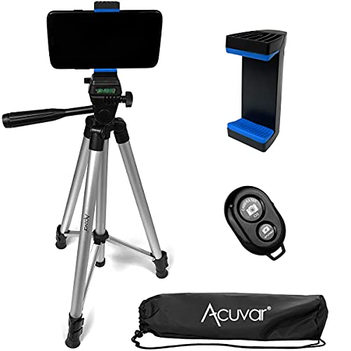 Acuvar 50" Smartphone/Camera Tripod: Lightweight, Versatile, and Affordable