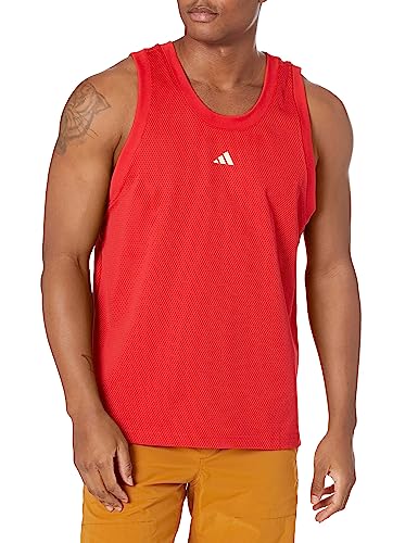 adidas Originals Men's Legends Tank, Better Scarlet, Large