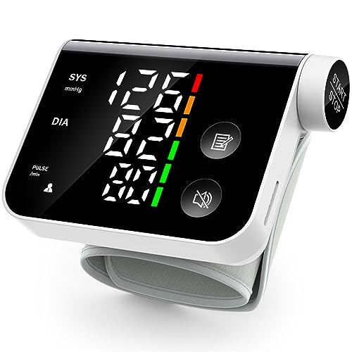  potulas Blood Pressure Monitor, Wrist Blood Pressure Cuff  Monitor with USB Charging, Automatic Digital BP Machine,Voice Broadcast,  Large Display Screen : Health & Household