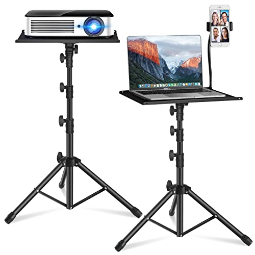 Adjustable Laptop Tripod Stand with Phone Holder
