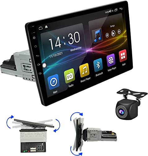 8 Core 4+32GB Double 2 Din in Dash Android 12 Car Stereo Radio with  Wireless Apple Carplay Android Auto,10.1 Detachable Rotatable Tiltable  QLED