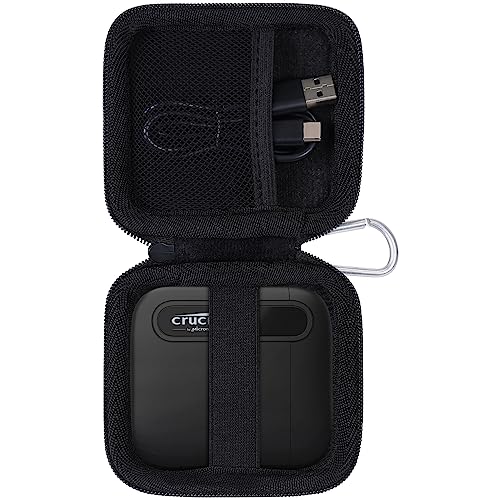 Aenllosi Hard Carrying Case for Crucial X6 Portable SSD