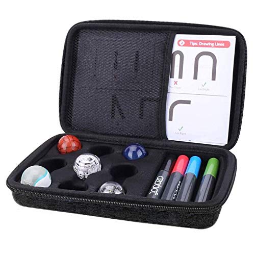 Aenllosi Hard Case Replacement for EVO App-Connected ozobot Bit Coding Robot (Black)