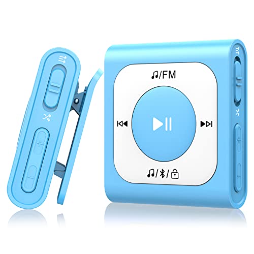 AGPTEK A51PL 64GB Clip MP3 Player