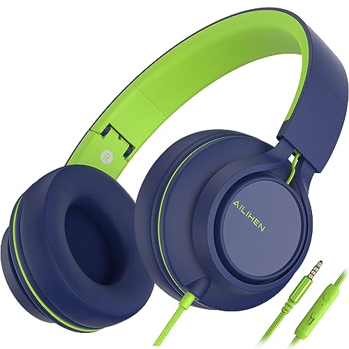 AILIHEN C8 Wired Headphones with Microphone and Volume Control