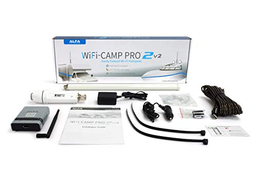 ALFA Network WiFi CampPro 2v2 Universal WiFi / Internet Range Extender Kit