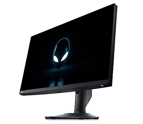 Alienware AW2524H Gaming Monitor - 24.5-inch 480Hz 1ms IPS Anti-Glare Display, HDMI/DP/USB, Height/Tilt/Swivel/Pivot Adjustable, Dell Services - Dark Side of The Moon, Black