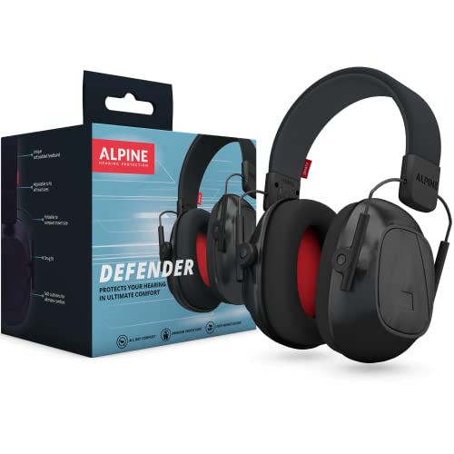 Alpine Defender Earmuffs for Noise Reduction