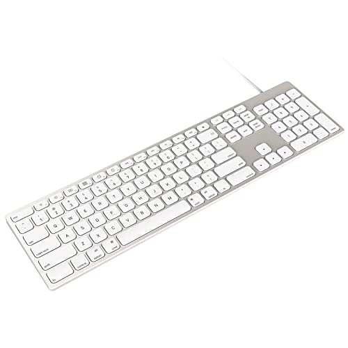 Aluminum USB Wired Keyboard for Apple Mac Pro