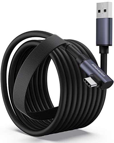 Amavasion Link Cable 16FT Compatible with Oculus/Meta Quest 2/3/Pro Accessories and PC/Steam VR