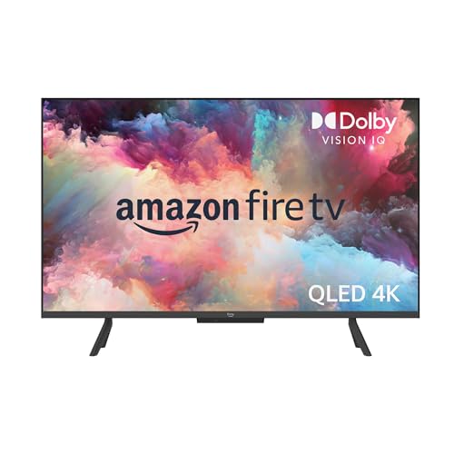 Amazon Fire TV 50" Omni QLED Series 4K UHD smart TV, Dolby Vision IQ, local dimming, hands-free with Alexa