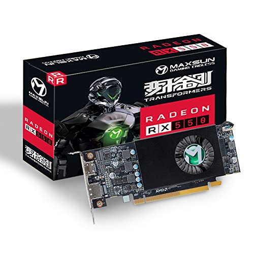 AMD Radeon RX 550 4GB Low Profile GPU
