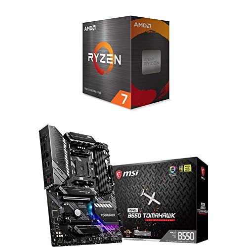 AMD Ryzen 7 5800X Processor Bundle with MSI MAG B550
