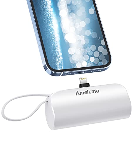 amelema Small Portable Charger for iPhone