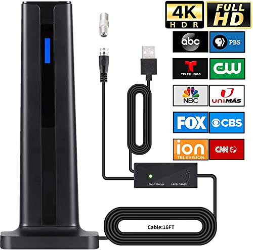 Amplified HD TV Antenna 300 Mile - Enhance Your TV Viewing Experience