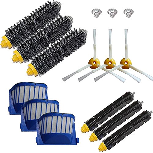 ANBOO Replacement Parts for iRobot Roomba 600 Series - Comprehensive Kit for Effective Cleaning