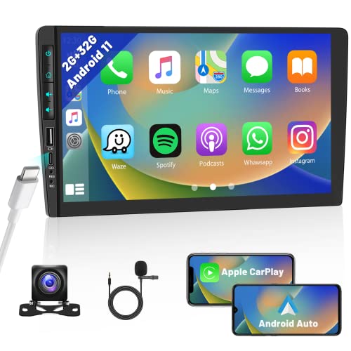 Android 11 Car Stereo with Wireless Apple Carplay Android Auto