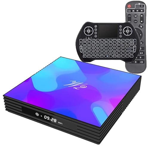 Android 11 TV Box S905W2 with Backlit Mini Keyboard